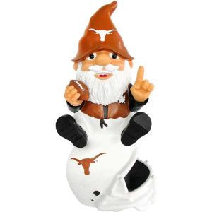 Texas Longhorns Forever Collectibles Gnome Sitting on Logo