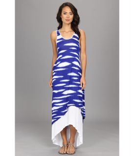 kensie Animal Stripe Dress Womens Dress (Blue)