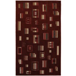 Shutterbug Rectangular Rug, Madder Glow