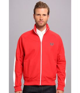 Fred Perry Tipped Track Jacket Mens Coat (Red)