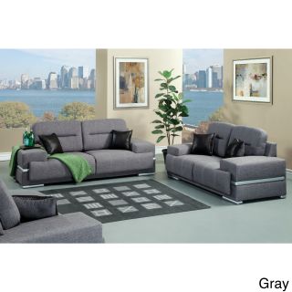 Furniture Of America Thieslly Contemporary 2 piece Sofa Set