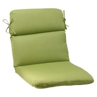 Outdoor Rounded Chair Cushion   Green Forsyth Solid