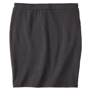 Mossimo Supply Co. Juniors Bodycon Skirt   Cast Iron Gray S(3 5)