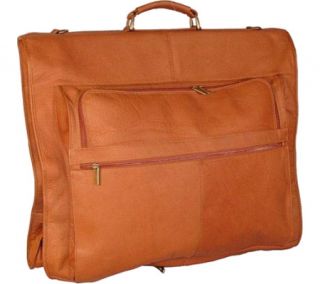 David King Leather 204 Deluxe Garment Bag   Tan