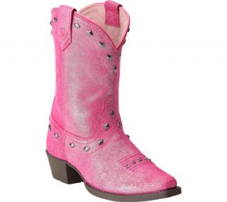 Childrens Ariat Nashville   Pink Dazzle Full Grain Leather Boots