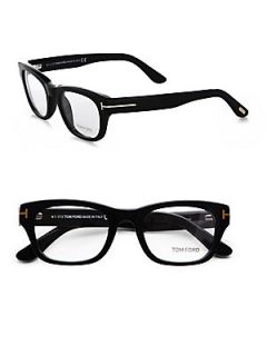 Tom Ford Eyewear Thick Square Optical Glasses/Black   Black