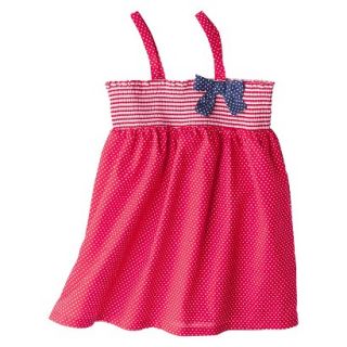 Circo Infant Toddler Girls Polka Dot Swim Cover Up Dress   Red 5T