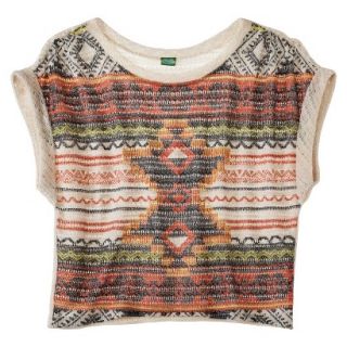 Xhilaration Juniors Tribal Printed Sweater   Orange XL(15 17)