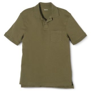 Mens Classic Fit Pocket Polo Aegean Olive green M
