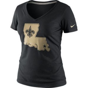 New Orleans Saints NFL Womens Tri State T Shirt