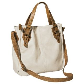 Mossimo Supply Co. Tote Handbag with Crossbody Strap   White