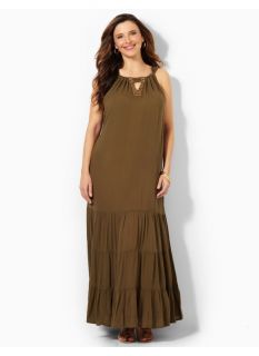 Plus Size Endeavor Maxi Catherines Womens Size 2X, Ivy Green