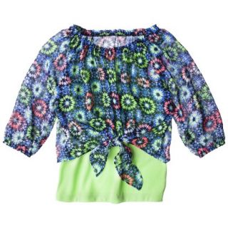 D Signed Girls Long Sleeve Top   Multicolor S