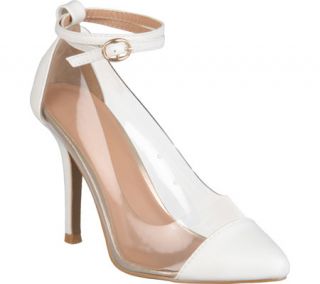 Womens Journee Collection Lulu 6   White Heels