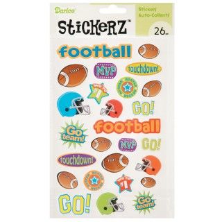 Touchdown Football Sticker Sheet