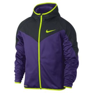 Nike Amplify Full Zip Mens Hooded Jacket   Court Purple