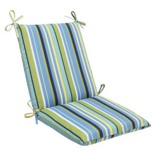 Outdoor Square Edge Seat Cushion   Topanga Stripe