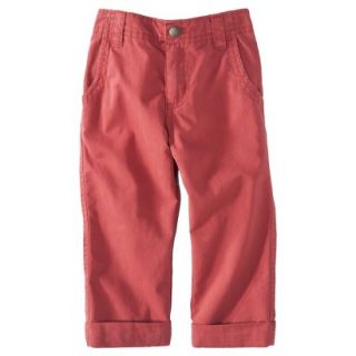 Cherokee Infant Toddler Boys Chino Pant   Cardinal Red 18 M