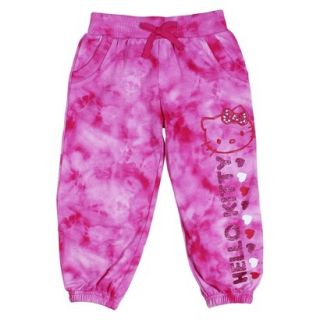 Hello Kitty Infant Toddler Girls Lounge Pant   Pink 3T