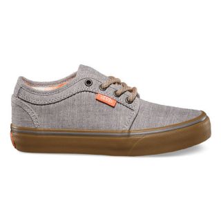 Denim Chukka Low Boys Shoes Grey/Gum In Sizes 2.5, 4, 2, 3, 3.5 For Women