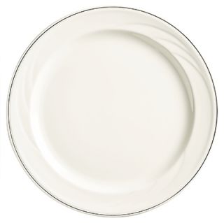 Syracuse China 10 1/2 Royal Rideau Plate   Round, White