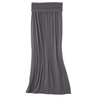 Mossimo Supply Co. Juniors Foldover Maxi Skirt   Thundering Gray XL(15 17)