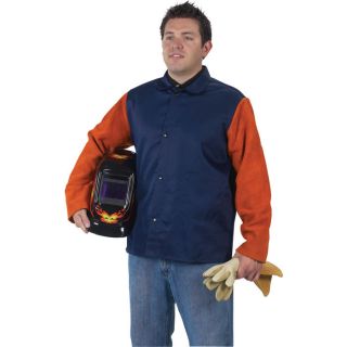 Steiner Heavy Duty Cotton Jacket w/Leather Sleeves   XL, Model 12603
