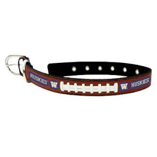 Washington Huskies Classic Leather Large Football Collar