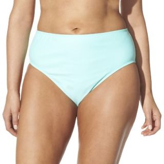 Womens Plus Size Bikini Swim Bottom   Green Mint 24W