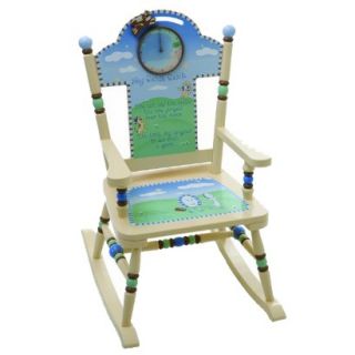 Kids Rocking Chair Levels of Discovery Multicolor Nursery Rhyme Rocker