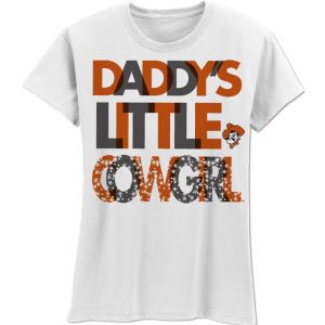 Oklahoma State Cowboys NCAA Girls Daddys Little T Shirt