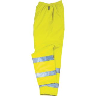 Ergodyne GloWear Class E Thermal Pants   Lime, 5XL, Model 8925