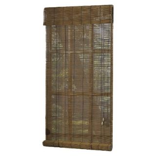 Outdoor Patio Radiance Imperial Matchstick Roll Up Blind   Fruitwood (30x72)