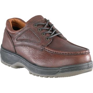 Florsheim Steel Toe Lace Up Oxford Work Shoe   Dark Brown, Size 10 1/2, Model