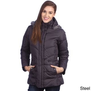 Larry Levine Womens Water Resistant Down filled Jacket