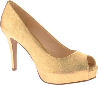 Womens Nine West Camya20   Medium Gold Metallic Heels