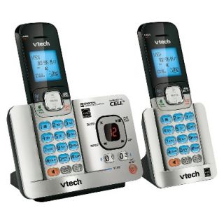 Vtech Bluetooth Enabled Answering System (DS6521 2), 2 Handsets   Silver