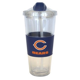 Boelter Brands NFL 2 Pack Chicago Bears No Spill Tumbler with Straw   22 oz