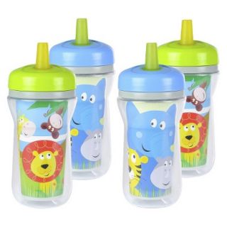 4pk Insulated Straw Cup   Animals