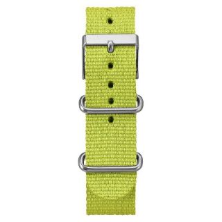 Timex Weekender Full Size Slip Thru Replacement 20mm Strap   Lime Green  