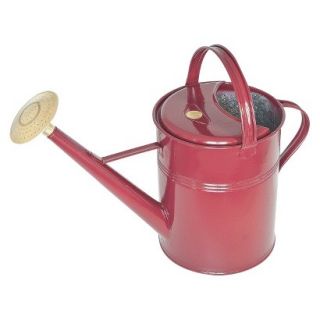 Haws 2.3 gallon Traditional Outdoor Metal Watering Can in Burgundy