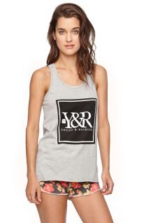 Womens Young & Reckless Tees & Tanks   Young & Reckless New Square Logo Tank