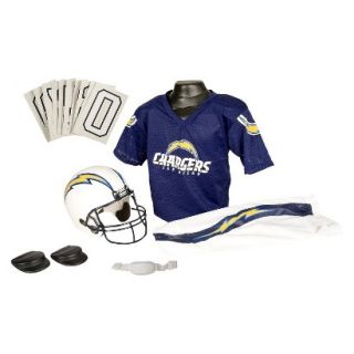 Franklin Sports NFL Chargers Deluxe Helmet and Uniform Set   Small