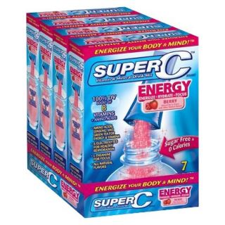 Super C Vitamin & Mineral Drink Mix Energy   28 Count (4 Pack)