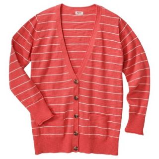 Mossimo Supply Co. Juniors Plus Size Long Sleeve Boyfriend Sweater   Coral 4