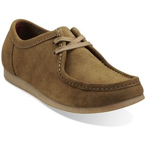Clarks Mens Gunn Sand Suede Shoes, Size 8.5 M   63588