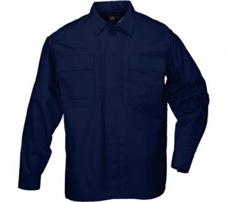 Mens 5.11 Tactical Long Sleeve TDU Shirt   Ripstop   Dark Navy BDUs