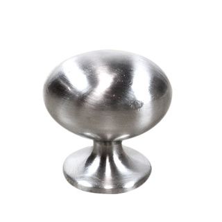 1/4 inch Oval Design Stainless Steel Finish Cabinet And Drawer Knobs (case Of 15)