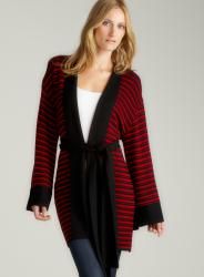 Josie Josie Natori Midori Sweater Red Size S (4  6)