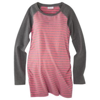 Liz Lange for Target Maternity Long Sleeve Sweatshirt   Coral Stripe XXL